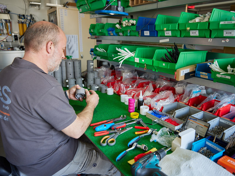 Service und Wartung der Trinkwassersysteme Werkstatt - Individuelle Trinkwasser-Systeme